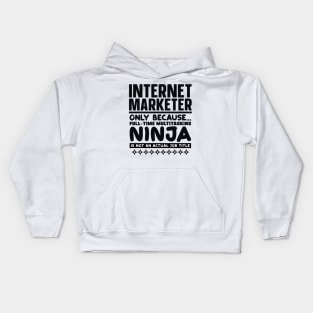 Internet Marketer Ninja Kids Hoodie